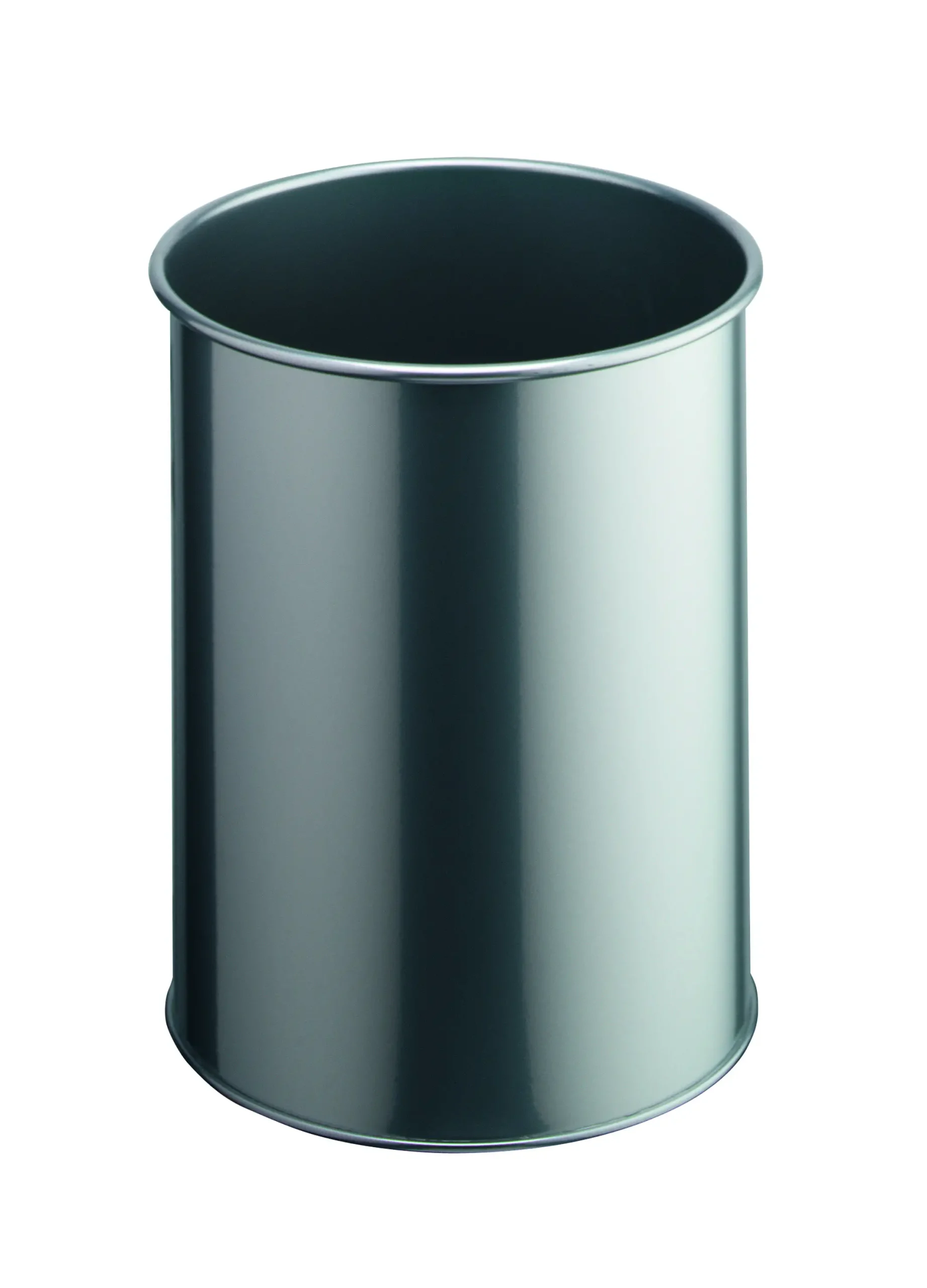 Waste basket metal 15L round - Image 3