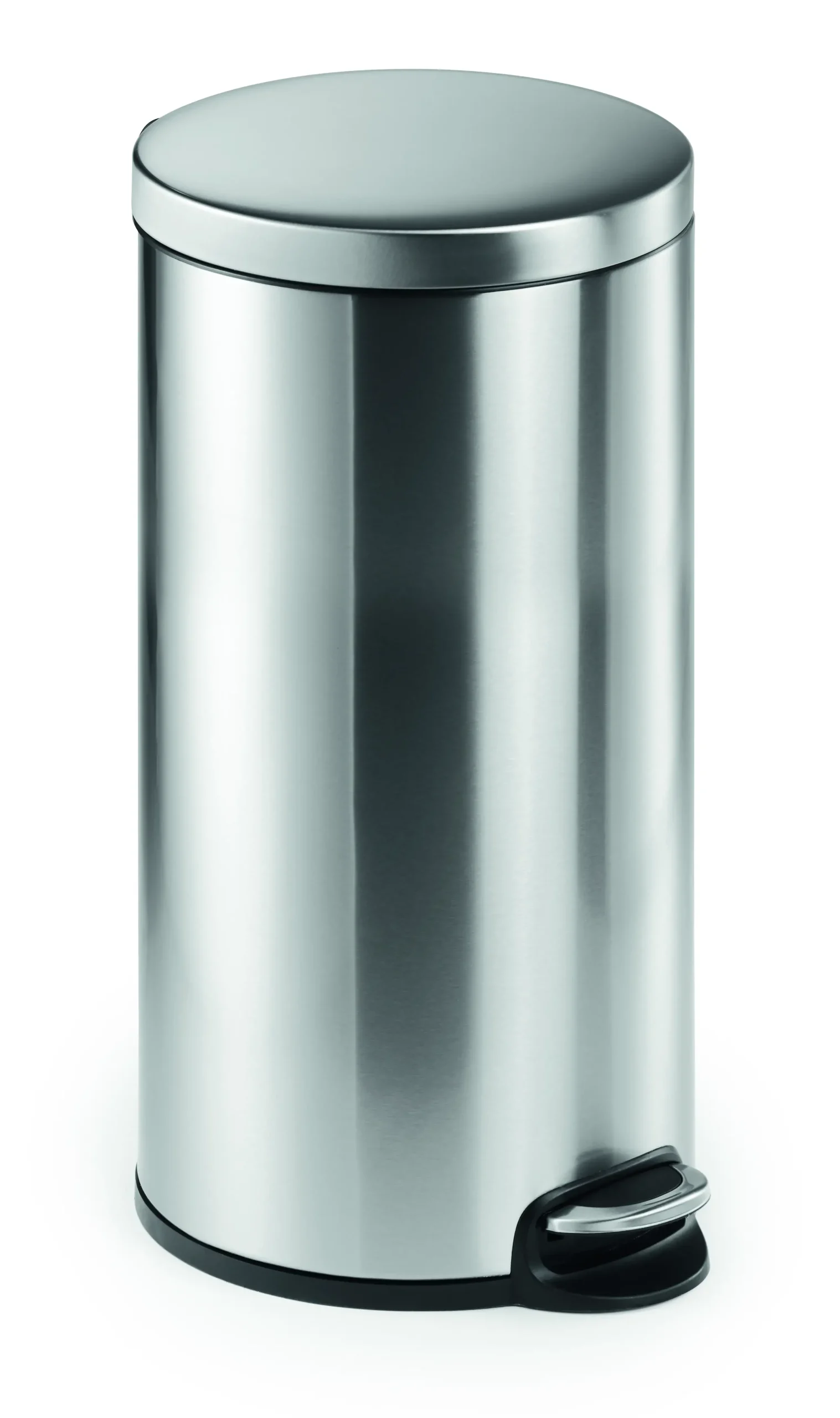 Pedal bin stainless steel 30L round