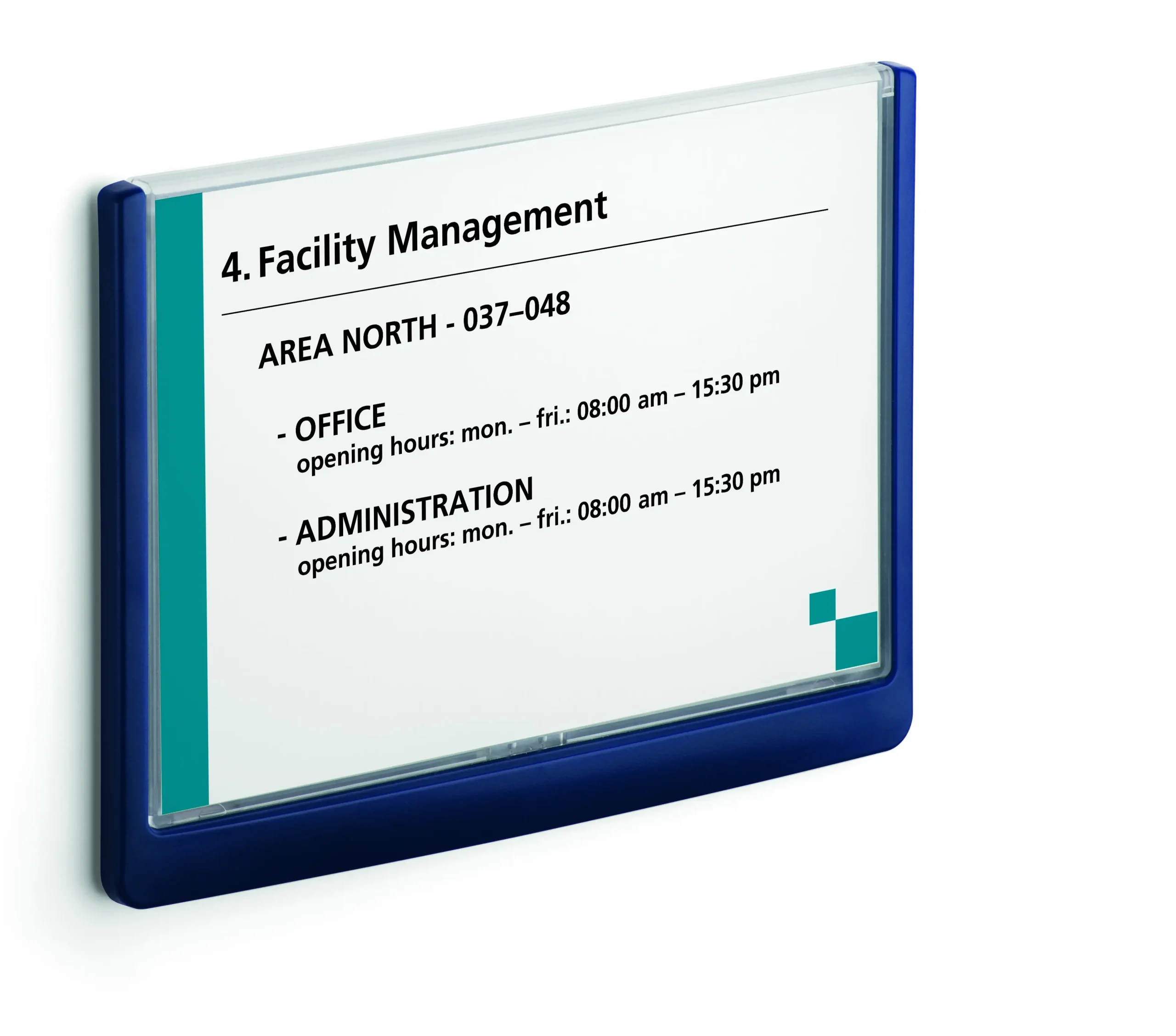 Doorplate CLICK SIGN A5 landscape