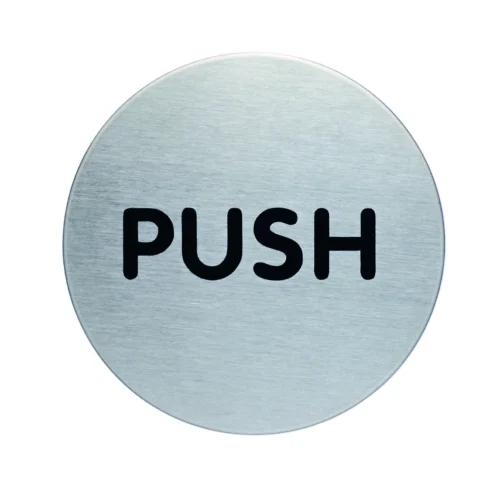 PICTO ”PUSH” Ø65mm
