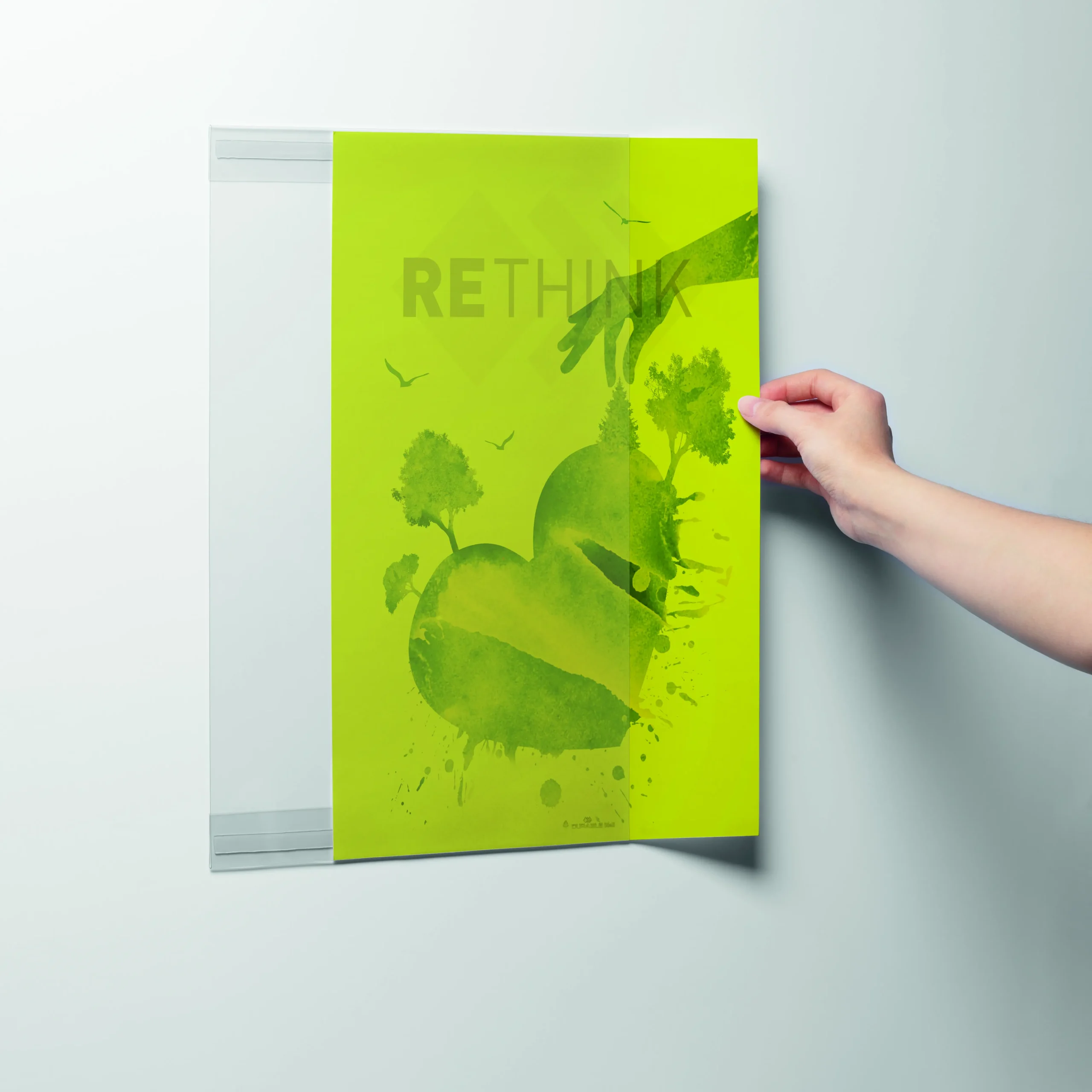 Info holder rPET A3 self adhesive - Image 3