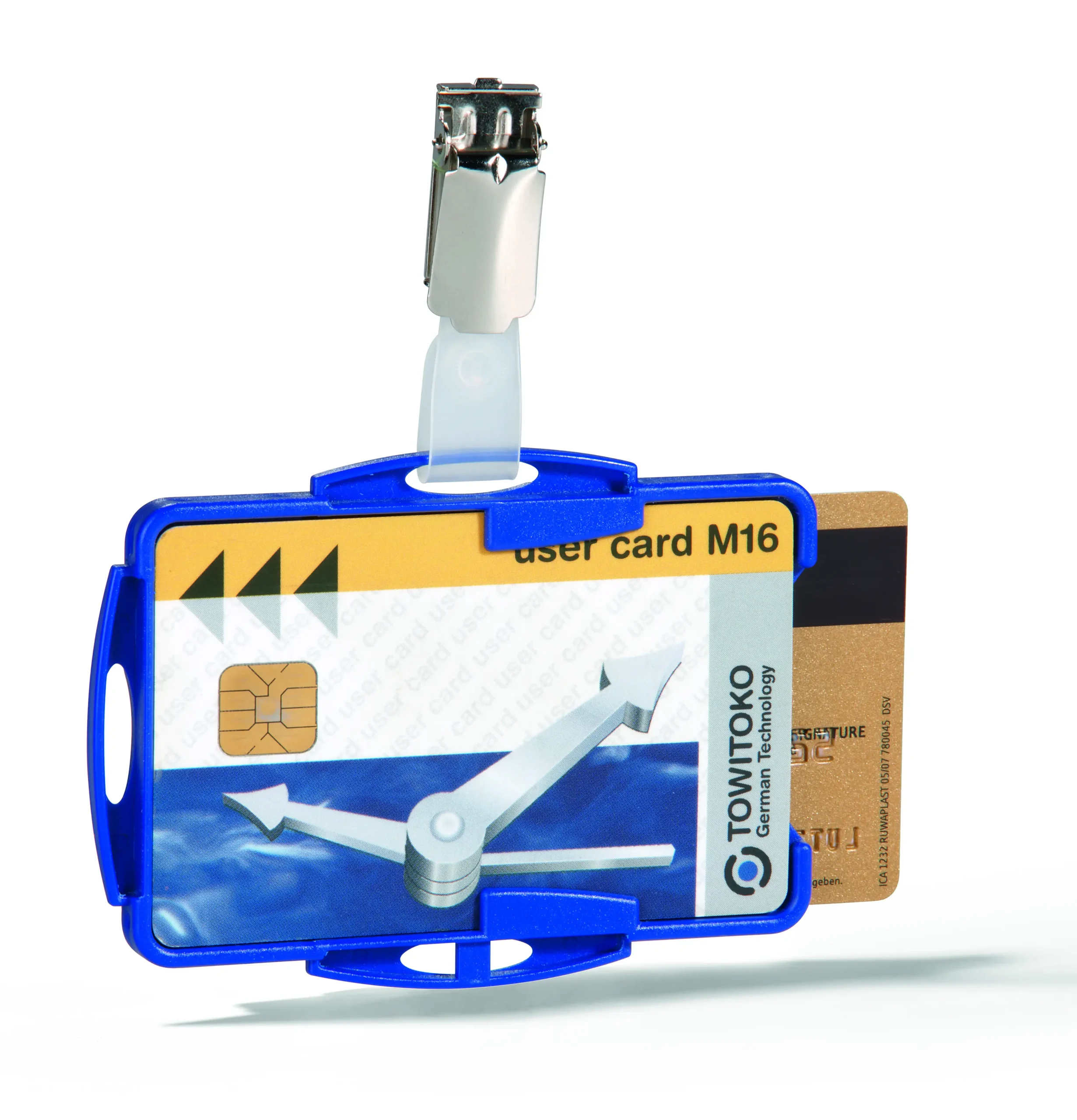 ID card holder clip for 2 cards - Image 3
