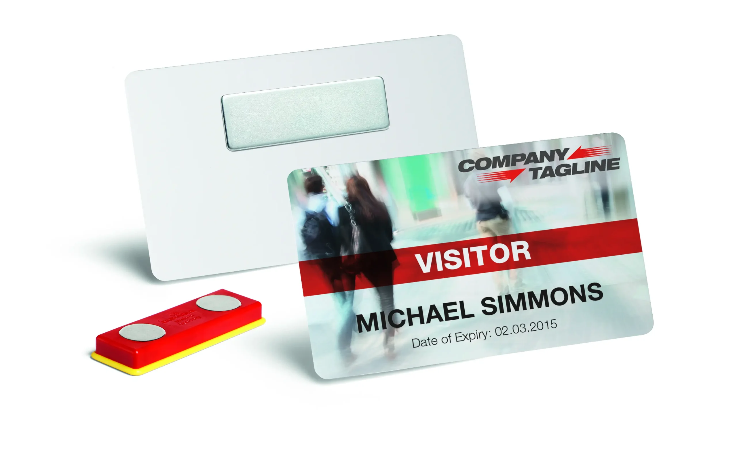 Self-adhesive magnet set